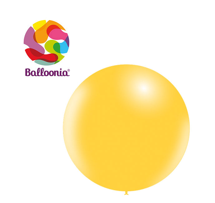 Balloonia 2ft Yellow Latex Balloon 5ct