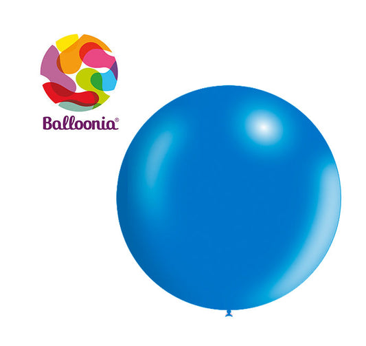 Balloonia 2ft Metallic Latex Blue 5ct