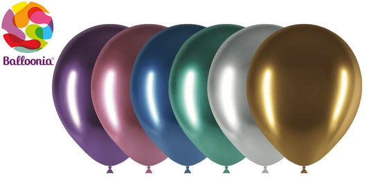 Balloonia 12" Brilliant Latex Assorted 50ct