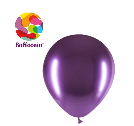 Balloonia 12" Brilliant Purple Latex Balloons - 50ct