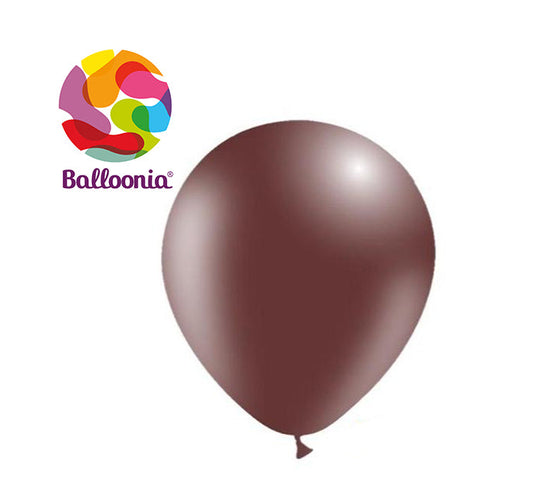 Balloonia 5" Latex Chocolate 100ct