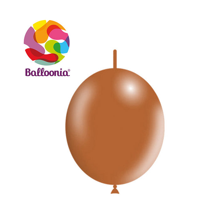Balloonia Decolink 12" Brown Latex Balloons - 50ct