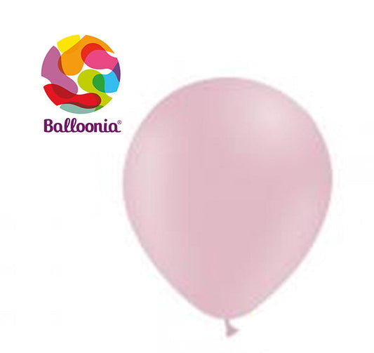 Balloonia 5" Latex Balloon Matte Baby Pink 100ct