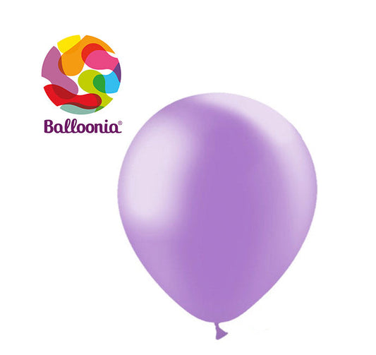 Balloonia 10" Latex Metallic Lavender 100ct