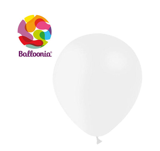 Balloonia 5" Latex White 100ct