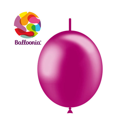 Balloonia 6" Decolink Metallic Fuchsia Latex 100ct