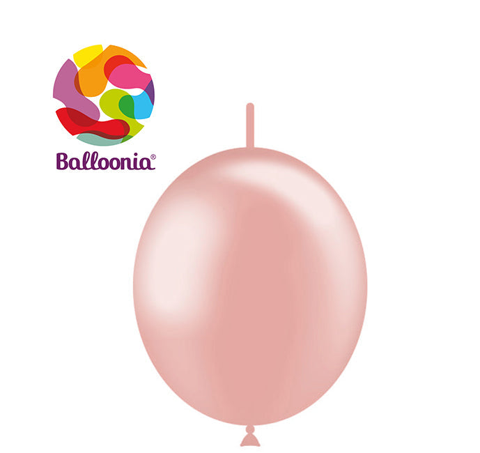 Balloonia 12" Decolink Metallic Rose Gold Latex 100ct